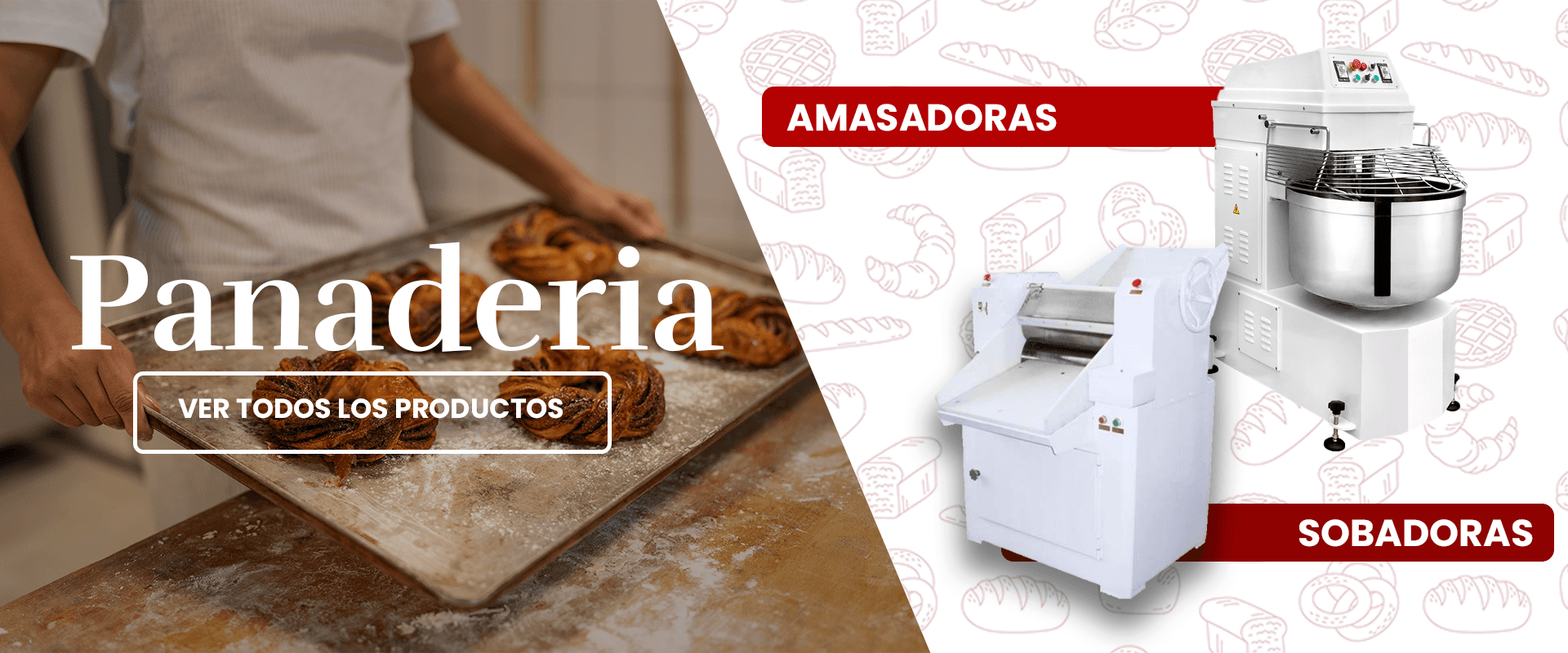 Panadería, amasadoras y sobadoras Cazati